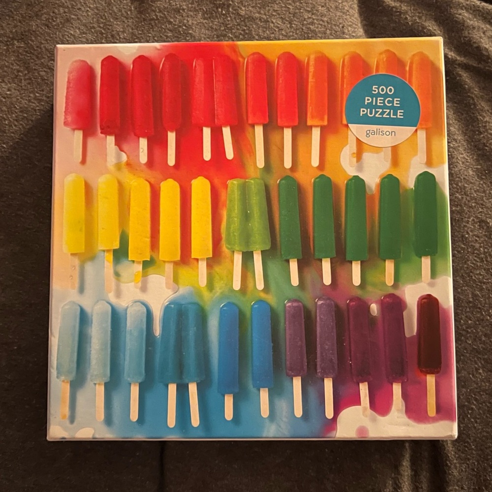 Popsicle Jigsaw Puzzle | 500 Piece | Rainbow